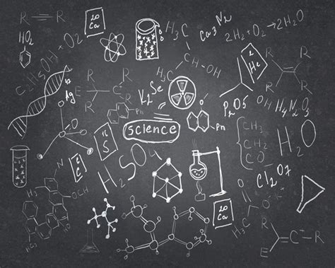 AOFOTO 10x8ft Chemistry Course Classroom Photography Backdrop Handwritten Science Drawing Chalkboard Blackboard Background for School Term Begins Graduation Ceremony Photo Studio Drapes