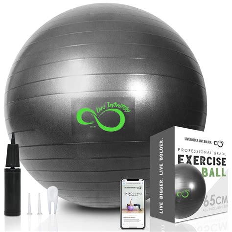 Review Product Body Shape Wellness - Premium Exercise Gym Quality Ball with Pump-55cm/65cm/75cm Well Tested up to 2000lbs Aniburts Stability Ball