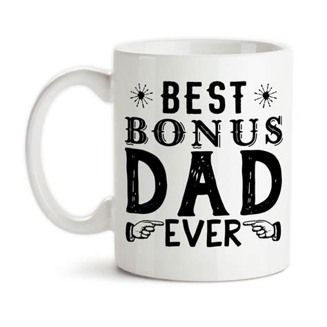 Bonus Dad Gift Stepdad From Daughter Stepfather Stepdaughter Son Gift Mug Wine Glass