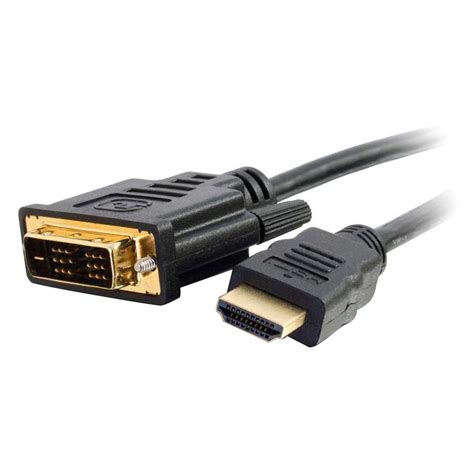 C2G DVI to HDMI Cable, HDMI Adapter, in Wall HDMI Cable, CL2, 32.8 Feet (10 Meters), Black, Cables to Go 40292