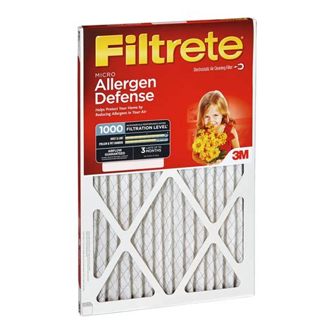 Filtrete Micro Allergen Defense AC Furnace Air Filter, Uncompromised Airflow, MPR 1000, 18 x 18 x 1, 6-Pack