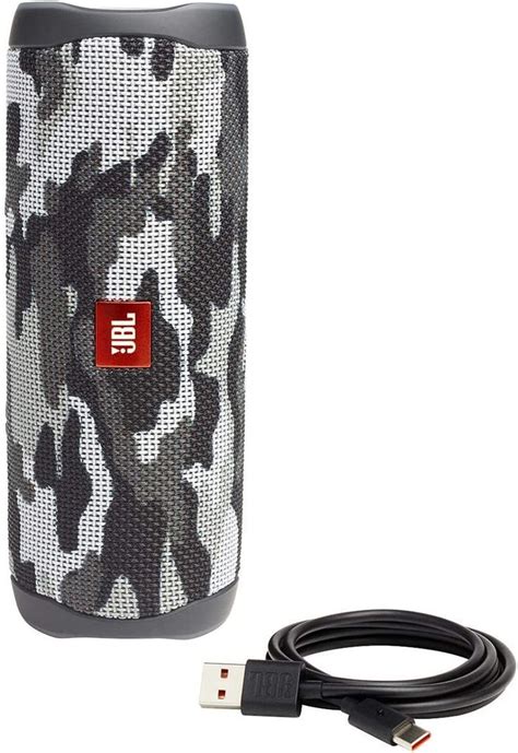 JBL Flip 5 Portable Waterproof Wireless Bluetooth Speaker - Black Camo