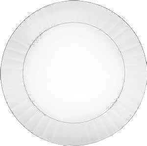 Greatest Product Party Essentials Deluxe Quality Hard Plastic 40 Count Party/Dinner Plates, 10-1/4-Inch, Clear