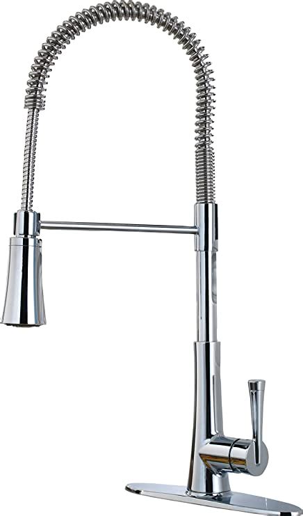 Pfister LG529-MCS Zuri 1-Handle Culinary Kitchen Faucet in Stainless Steel, 1.8 gpm