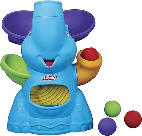 Get Cheap Price Playskool Elefun Busy Ball Popper Active Toy for Toddlers and Babies 9 Months and Up with 4 Colorful Balls Amazon Exclusive