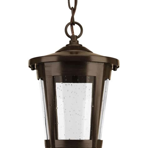 Progress Lighting P6530-2030K9 Contemporary/Soft 1-9W Led Hanging Lantern, Antique Bronze