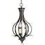 Progress Lighting P3807-20 Trinity Hall & Foyer, 13-1/2-Inch Diameter x 24-Inch Height, Bronze