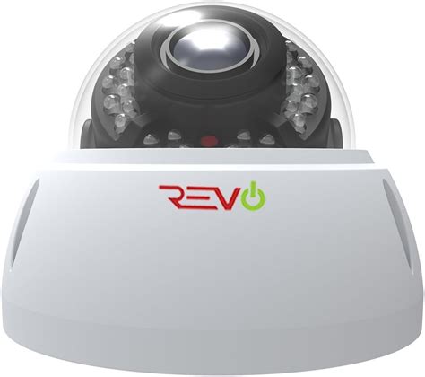 REVO America AeroHD 1080p Vandal Dome Camera IR Fixed Lens (3.6mm) - 100' Night Vision, Auto WDR, 30 IR LEDs, IR Anti Reflection Glass, Indoor/Outdoor, 60' BNC Cable Included, White (RACVDJ36-1)