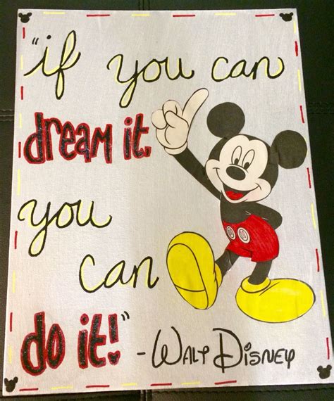 Flash Sale Buy 1 get 1 SpotColorArt Dream It You Can Do It Walt Disney Handcrafted Canvas Print, 22 in x 29 in, Aqua