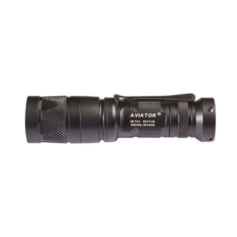 SureFire Aviator Flashlights with Dual Output Multi-Spectrum LED, White/Amber