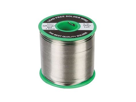 Flash Deals - 50% OFF Velleman SOLD500GLF Lead-Free Solder with Resin Core, Sn 99.3%, Cu 0.7%, 0.04" Diameter, 1.10 lb. Weight