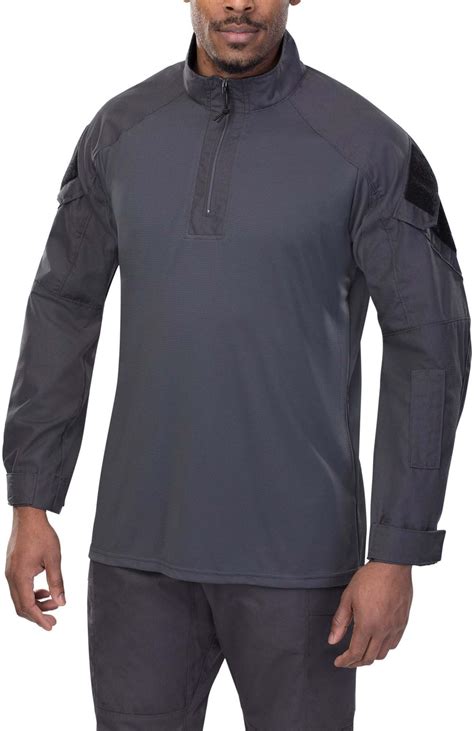 Best Deal Cheap 🛒 Vertx Men's X-Large Recon Combat Long Sleeves Shirt, Smoke Grey
