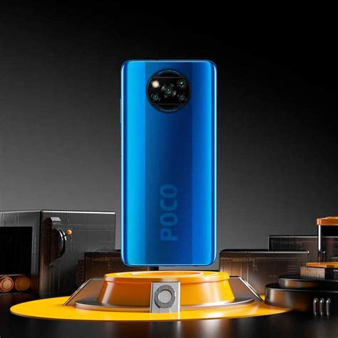 Xiaomi Poco X3 NFC 64GB, 6GB RAM, 5160mAh (typ) Large Battery, 6.67" DotDisplay, QUALCOMM Snapdragon GSM LTE Factory Unlocked Smartphone - International Version (Cobalt Blue)